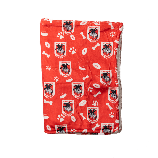 St George Illawarra Dragons Dog Blanket - View 2