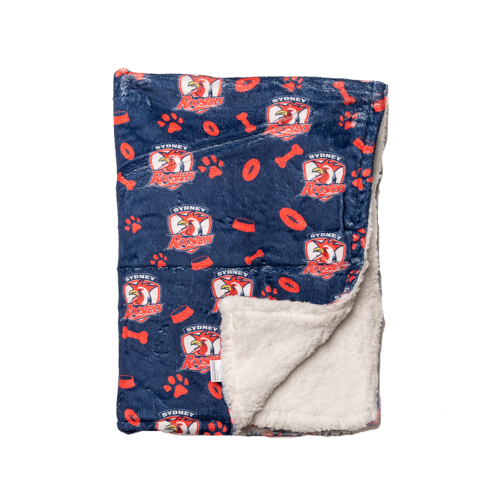Sydney Roosters Dog Blanket