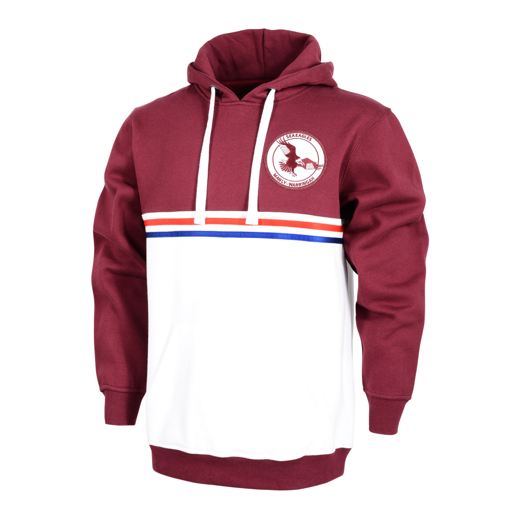 Manly Warringah Sea Eagles Adults Retro Hoodie