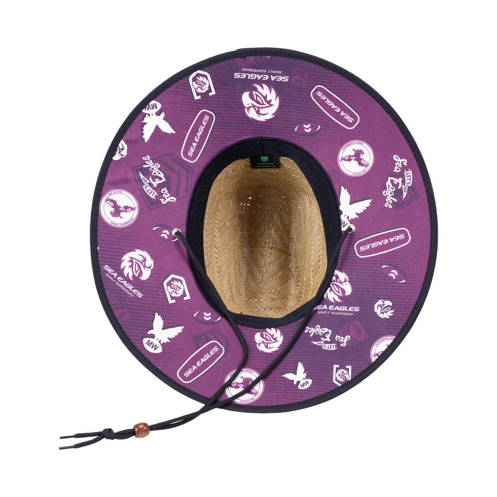 Manly Warringah Sea Eagles Straw Hat