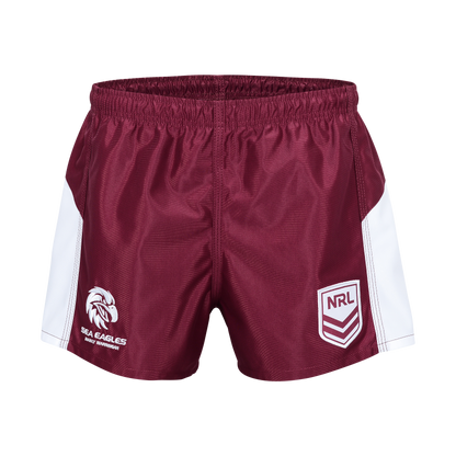 Manly Warringah Sea Eagles Mens Supporter Shorts - View 1