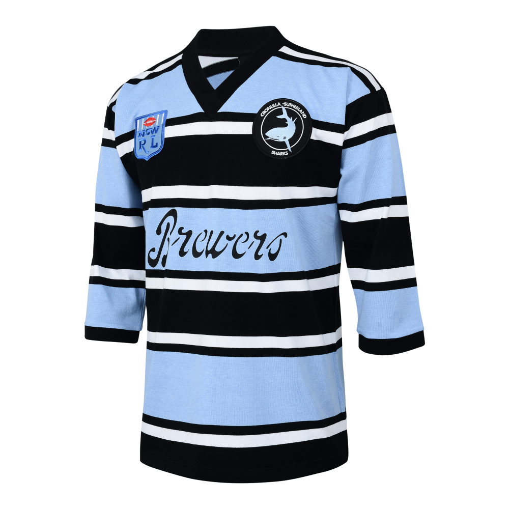 Sharks Mens 1990 Pre Season Retro Jersey - View 1
