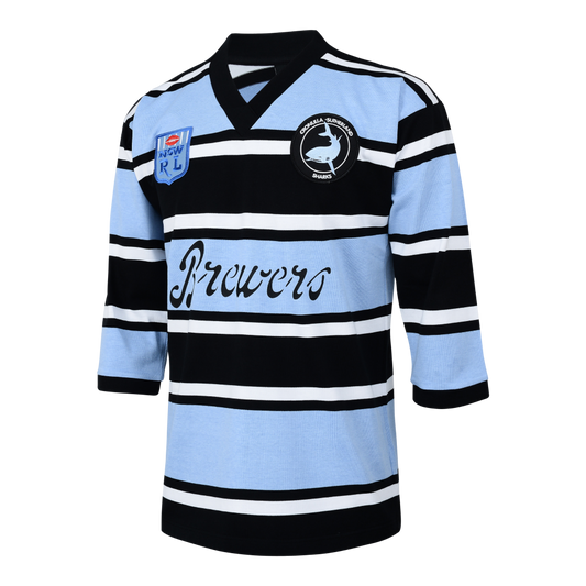 Sharks Mens 1990 Pre Season Retro Jersey - View 1