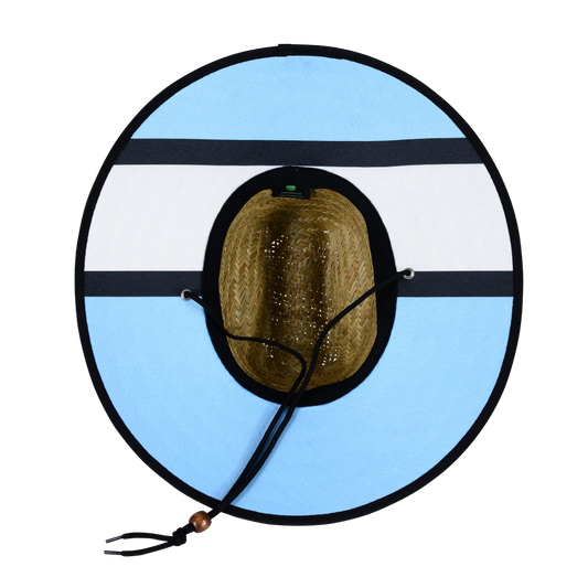 Sharks Adult Retro Straw Hat - View 2