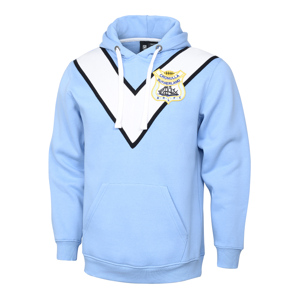 Cronulla-Sutherland Sharks Adults Retro Hoodie
