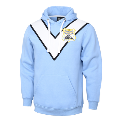 Cronulla-Sutherland Sharks Adults Retro Hoodie - View 1
