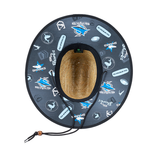 Cronulla-Sutherland Sharks Straw Hat - View 2