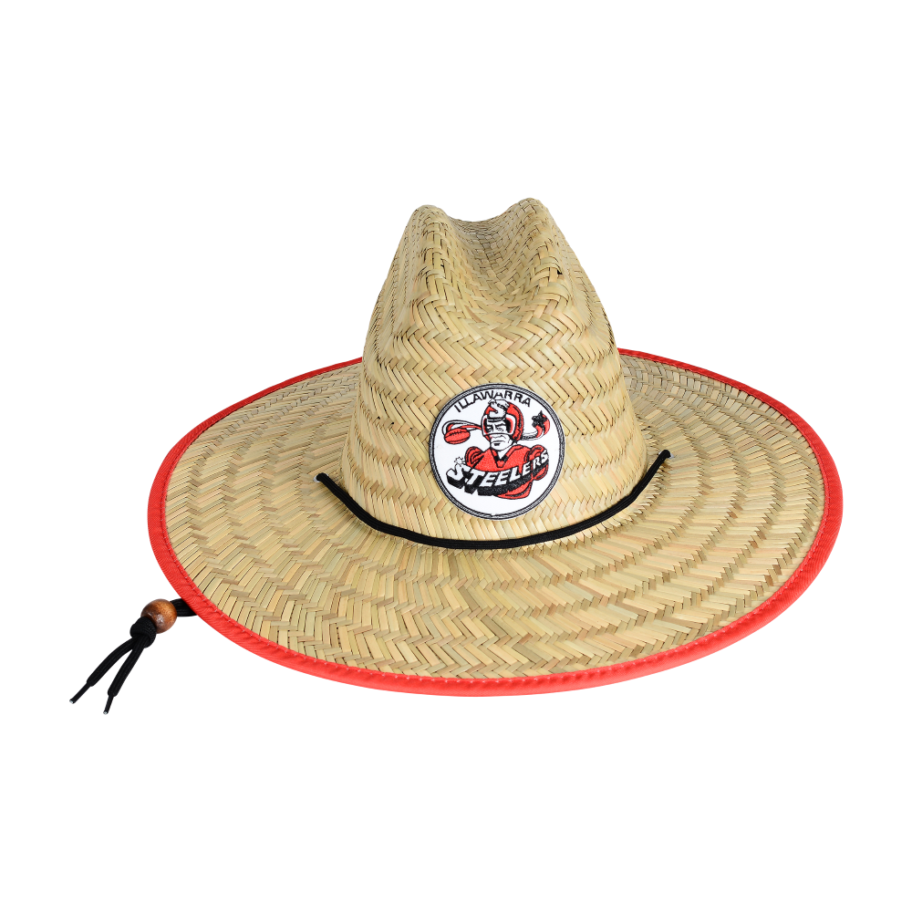 Steelers Adult Retro Straw Hat