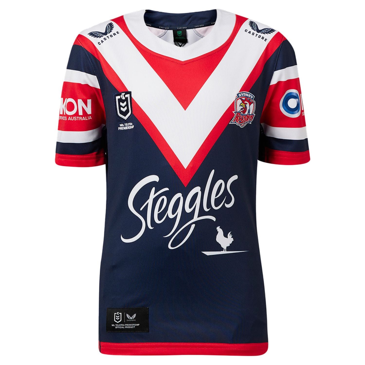 Sydney Roosters 2024 Youth Replica Home Jersey - View 1