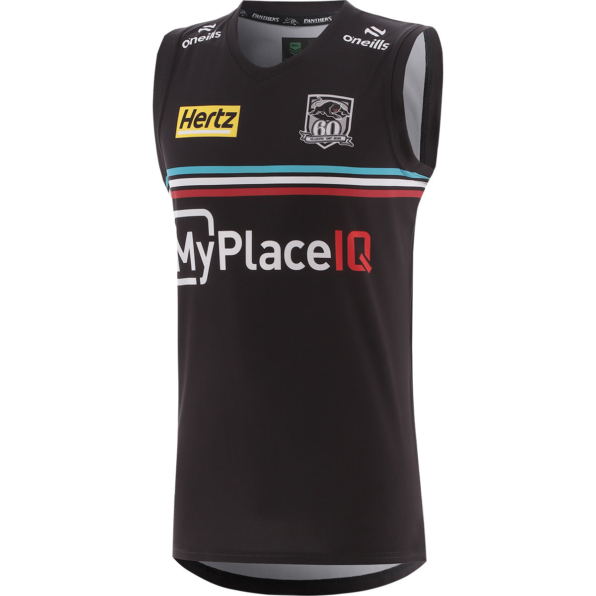 Penrith Panthers Mens 2026 Black Training Singlet