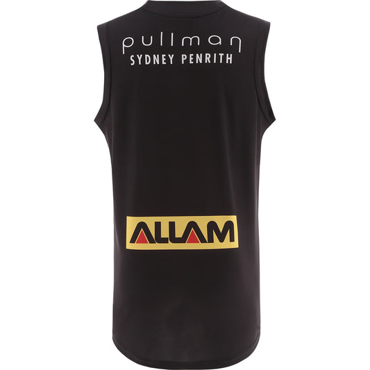 Penrith Panthers Mens 2026 Black Training Singlet - View 2