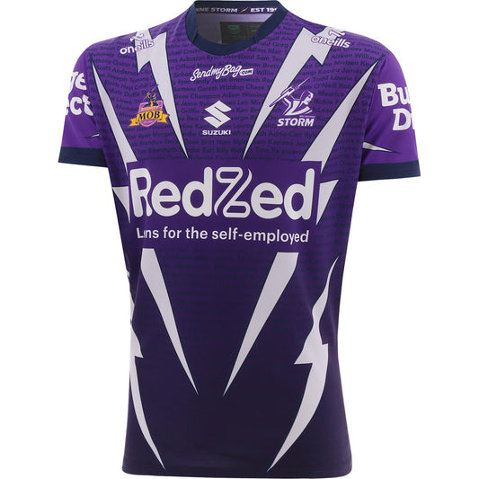 Melbourne Storm Mens 2026 Warm Up Tee - View 1