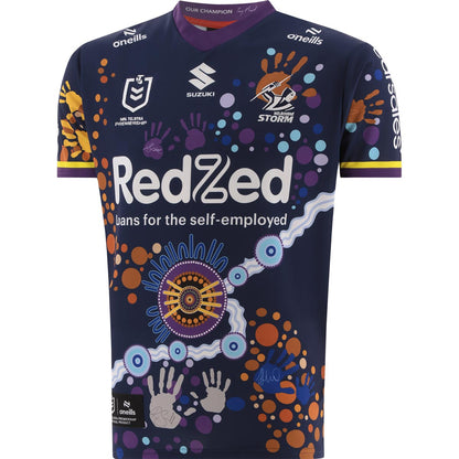 Melbourne Storm 2024 Mens Replica Indigenous Jersey - View 1