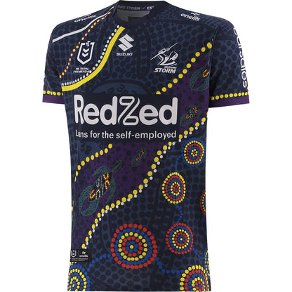 Melbourne Storm 2025 Mens Replica Indigenous Jersey - View 1