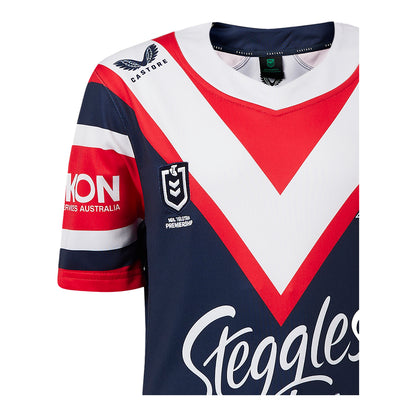 Sydney Roosters 2024 Youth Replica Home Jersey - View 3