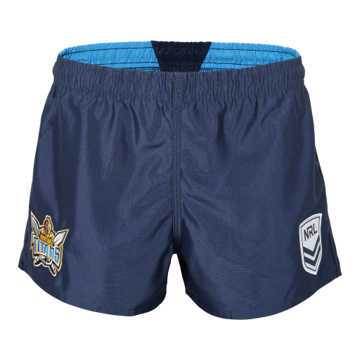 Gold Coast Titans NRL Youth Supporter Shorts - View 1