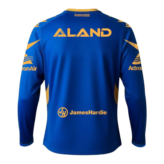 Parramatta Eels Mens 2026 Training Tee LS Royal Blue - View 2