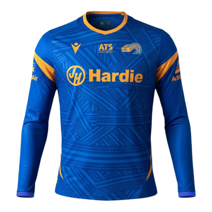 Parramatta Eels Mens 2026 Training Tee LS Royal Blue - View 1