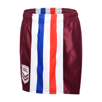 Manly Warringah Sea Eagles Youth Supporter Shorts - View 2