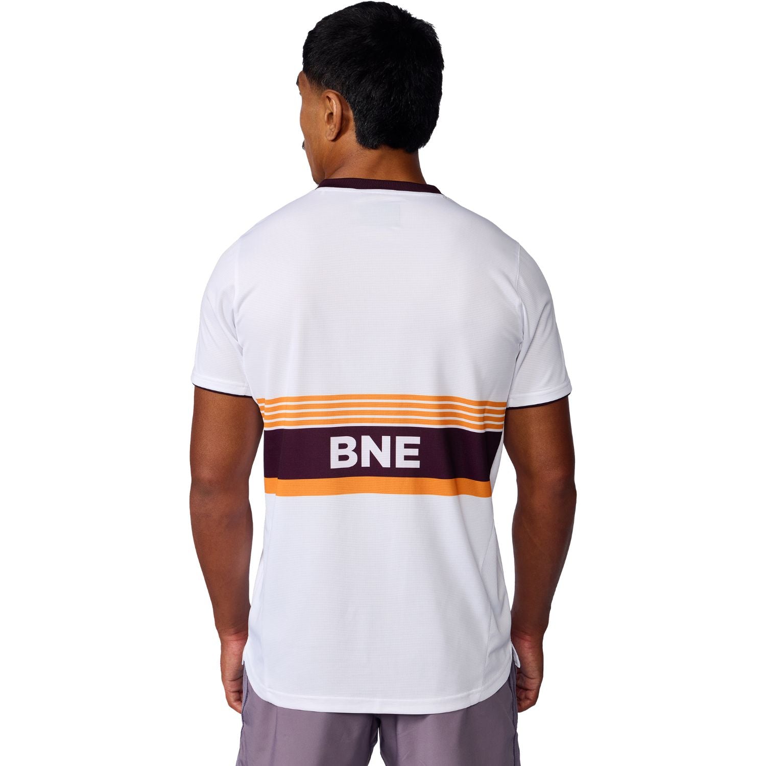 BRISBANE BRONCOS REPLICA RUN OUT TEE | Men | Deep Mars