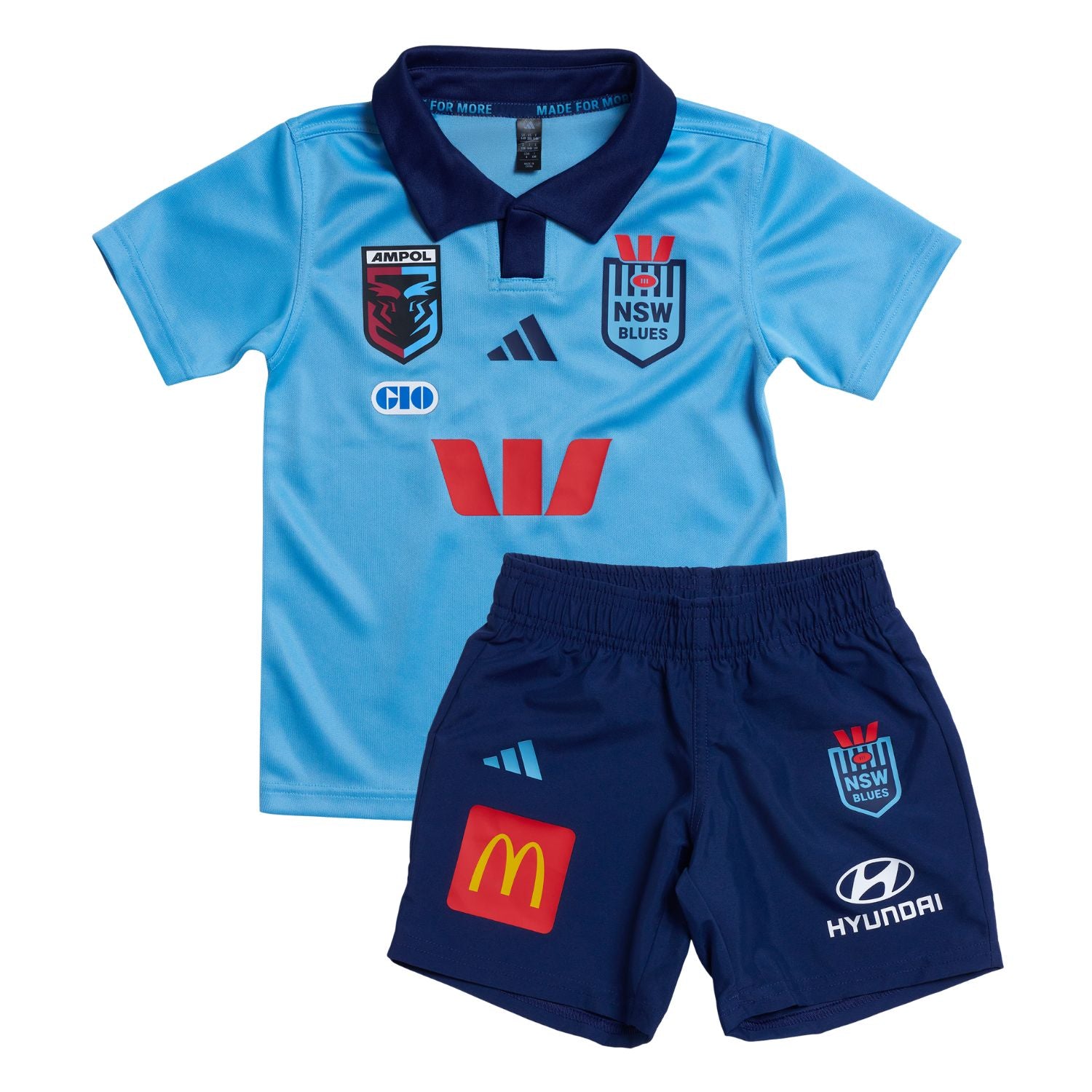 Westpac NSW Blues Adult 2026 Shorts Light Blue – NRL Shop