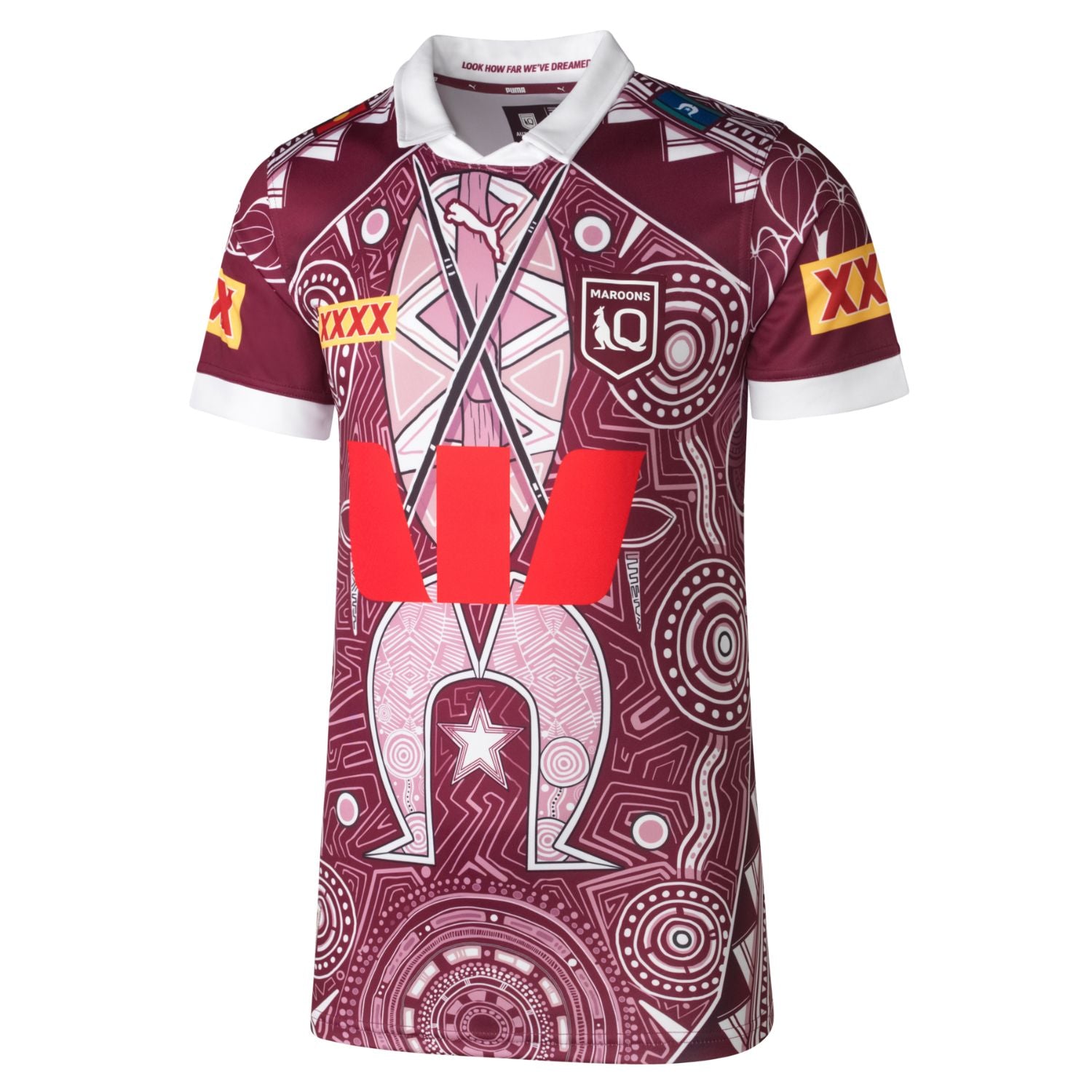 QLD Maroons Youth 2026 Indigenous Jersey - View 1