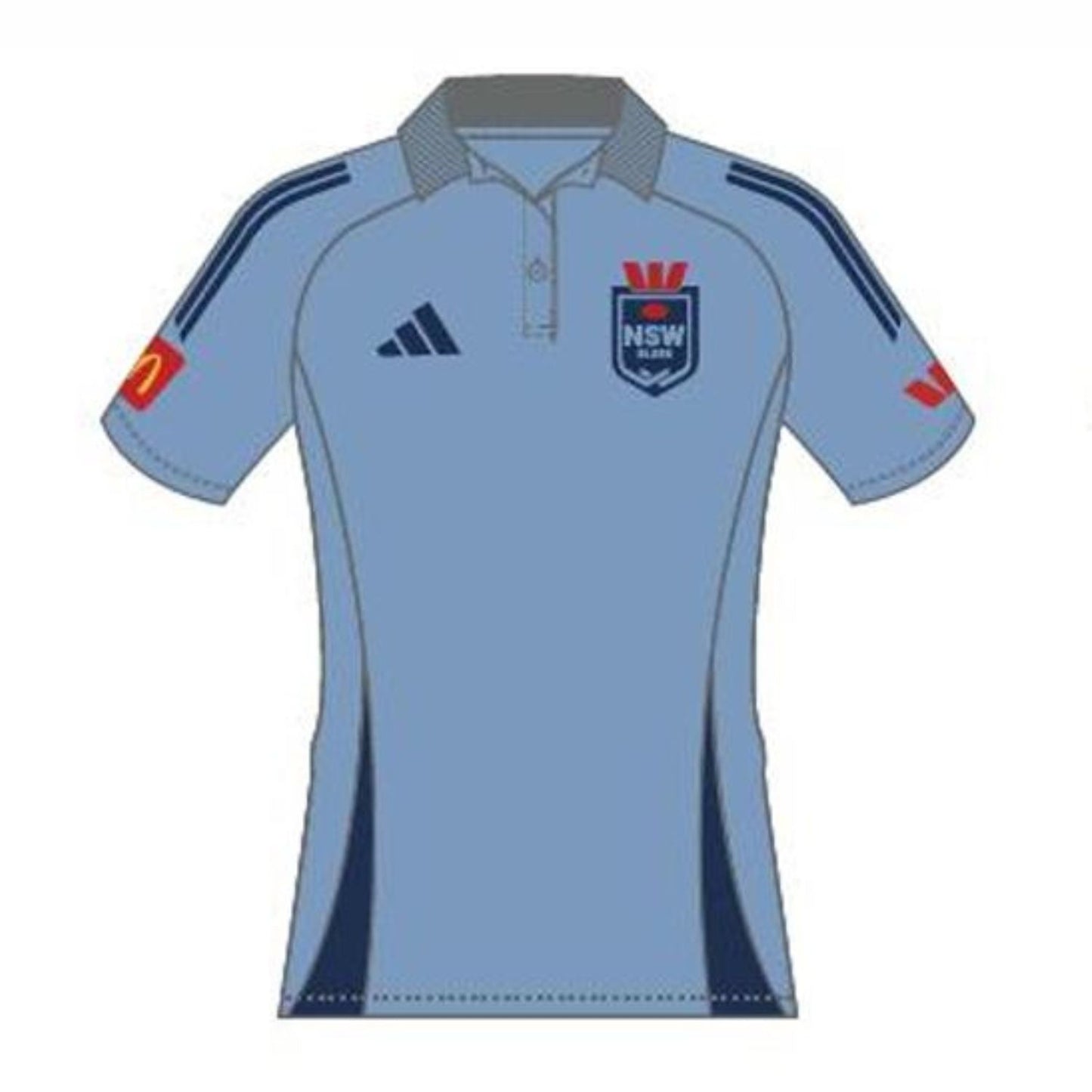 NSW Blues Ladies 2026 Polo Light Blue