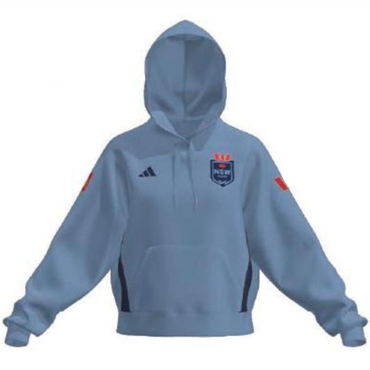 Westpac NSW Blues Ladies 2026 Training Hoodie Light Blue - View 1