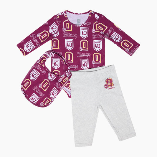 QLD Maroons Infant Gift Pack - View 1