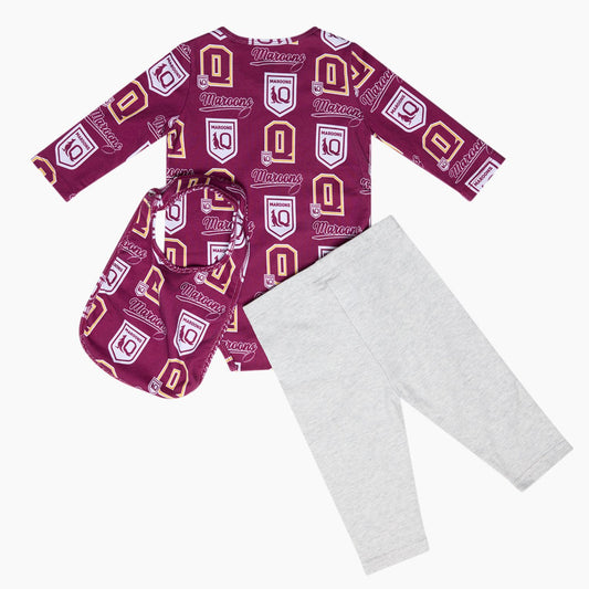 QLD Maroons Infant Gift Pack - View 2