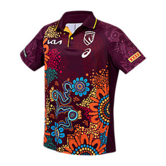 Brisbane Broncos Mens 2026 Indigenous Polo - View 1