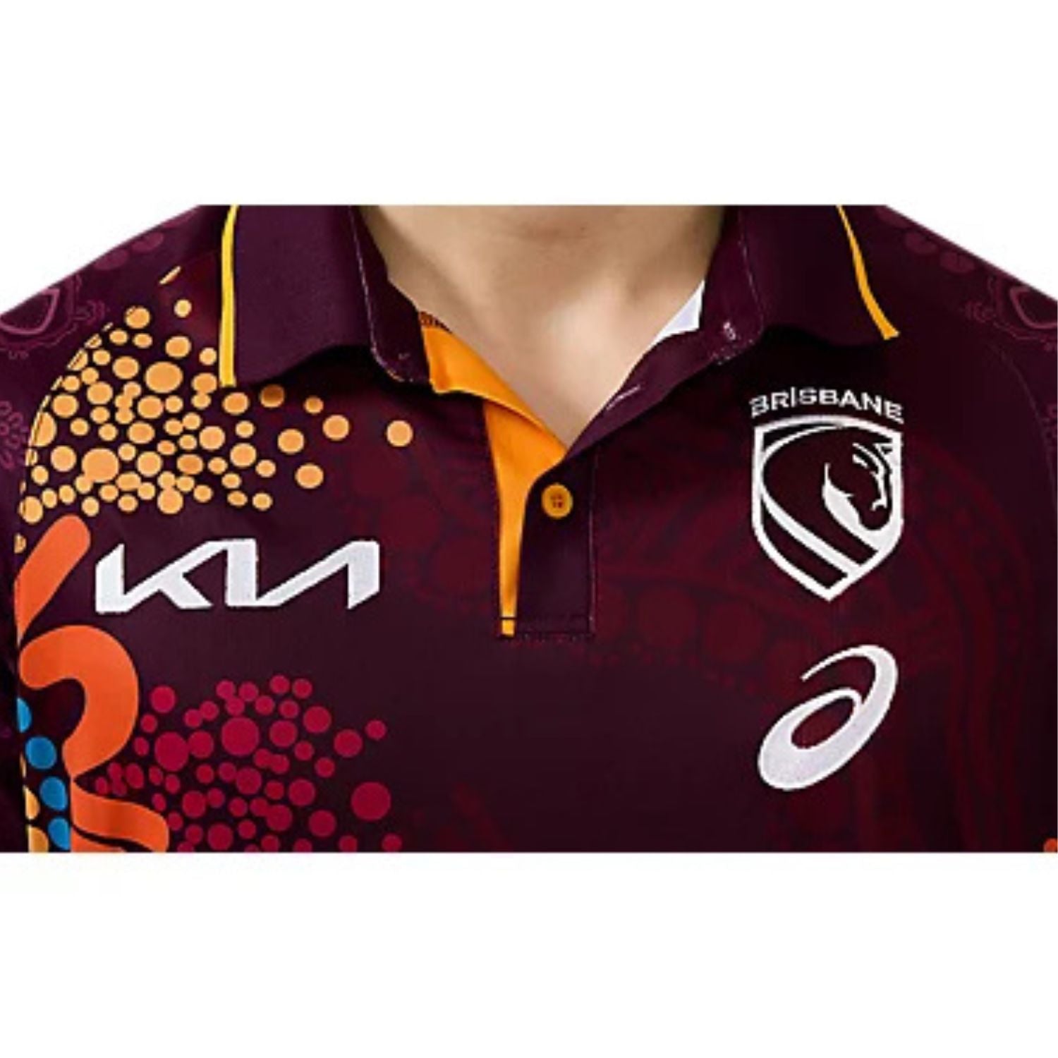 Brisbane Broncos Mens 2026 Indigenous Polo - View 4