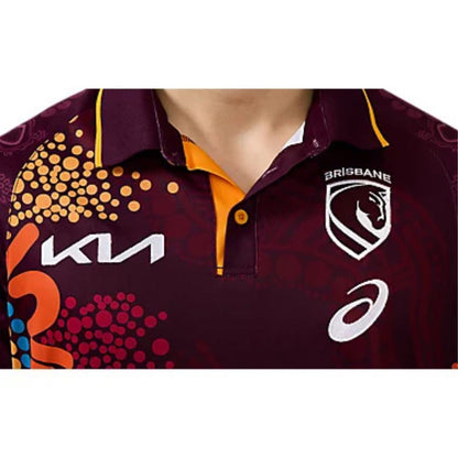 Brisbane Broncos Mens 2026 Indigenous Polo - View 4
