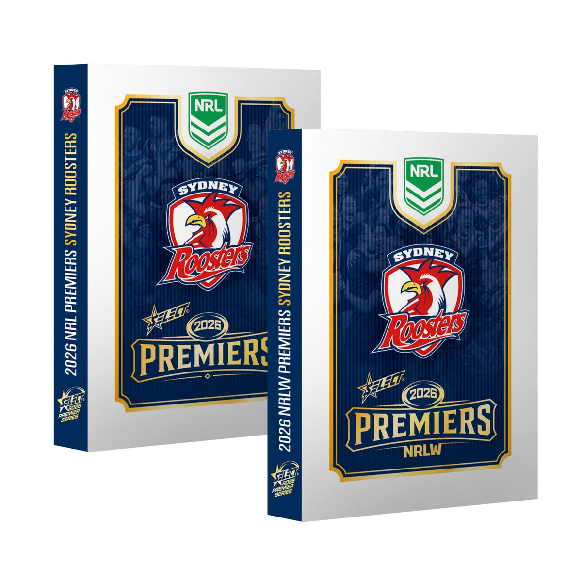 Sydney Roosters NRL & NRLW Premiers 2026 Limited Edition Card Set Bundle- Pre-Order - View 1