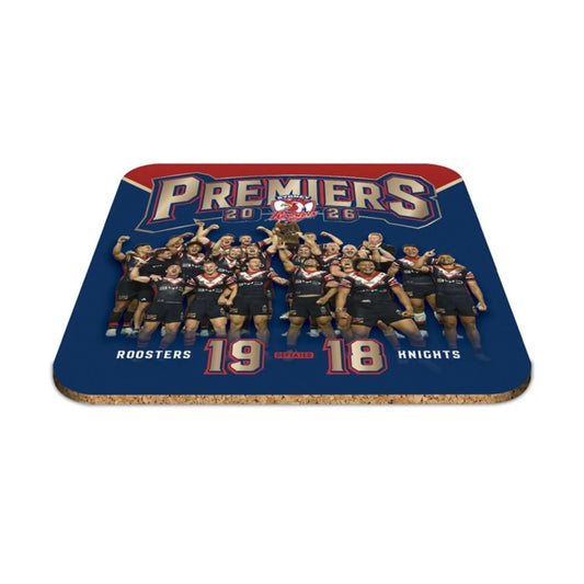 Sydney Roosters Premiership 2026 Photo Coaster 4 Pack - Pre-Order - View 1