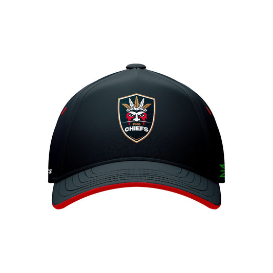 PNG Chiefs Foundation Media Cap Black/Red- Pre-Order - View 1