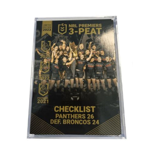 Penrith Panthers 2023 Premiership Boxed Trading Card Set
