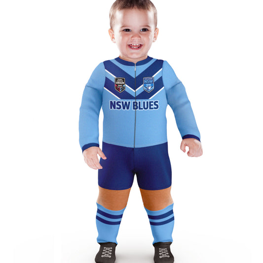 NSW Blues Infant Footysuit - View 1
