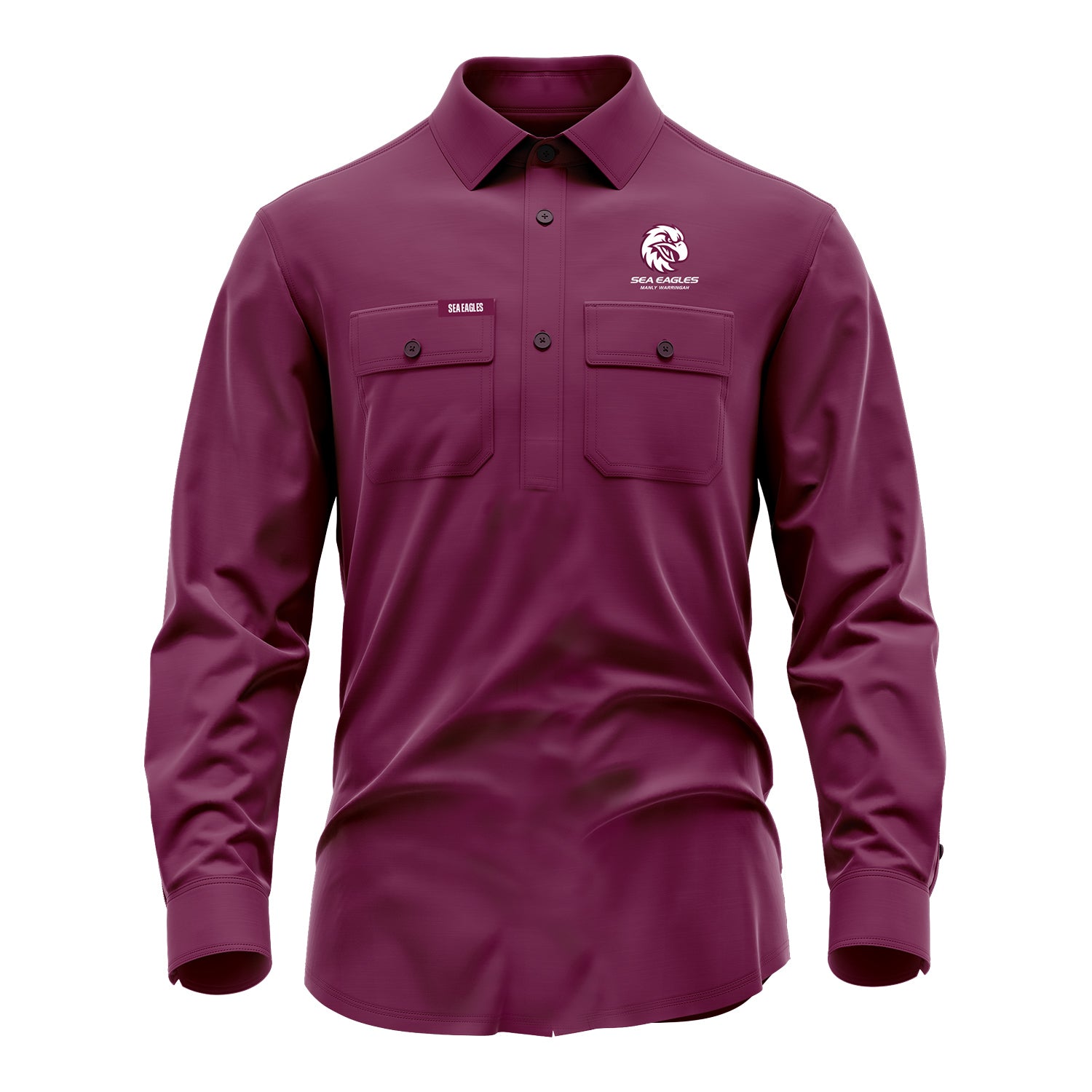 Manly Warringah Sea Eagles Rusty Workshirt - View 1