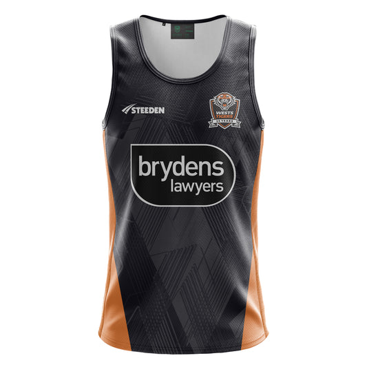 Wests Tigers 2024 Youth Players Replica Training Singlet