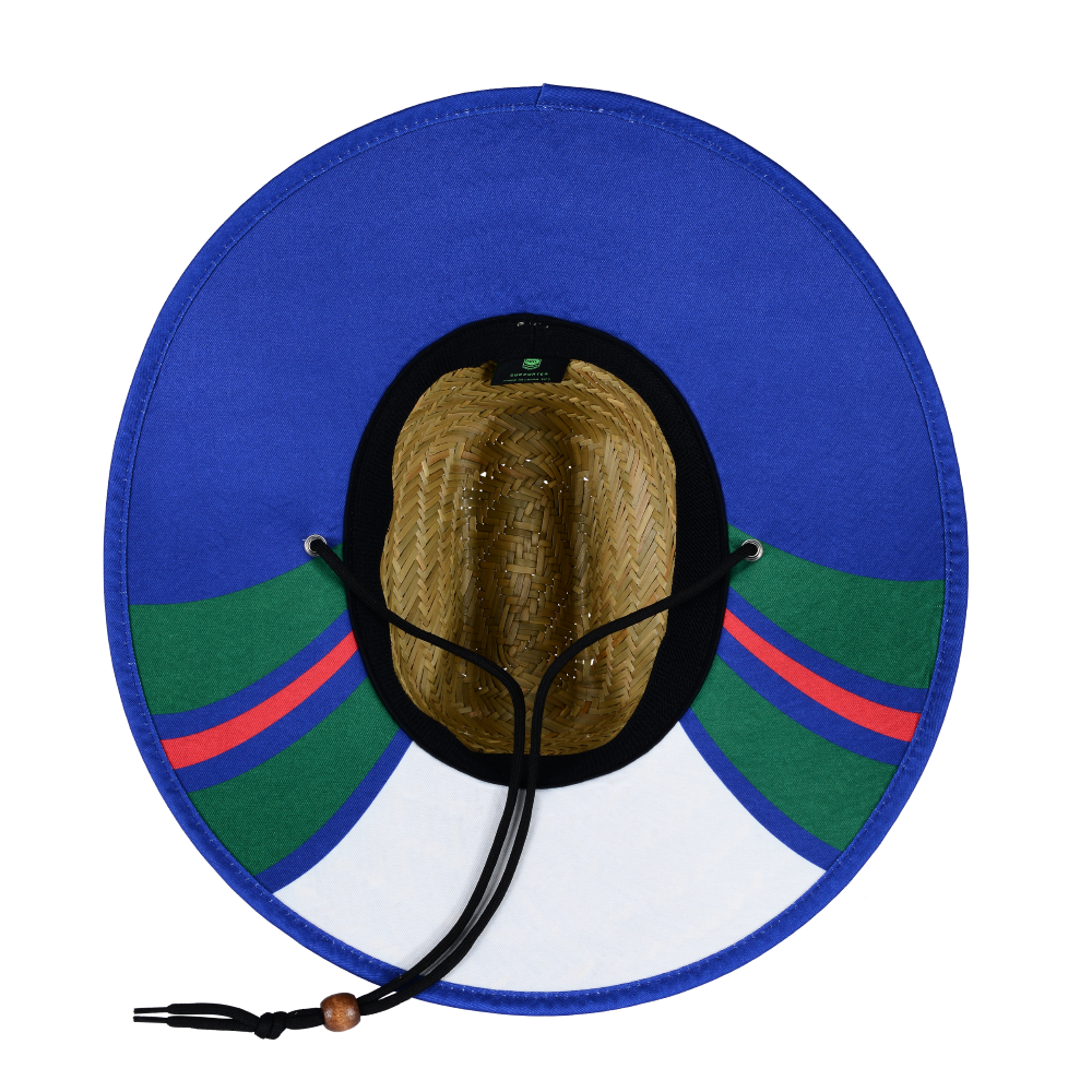 Warriors Adult Retro Straw Hat - View 2