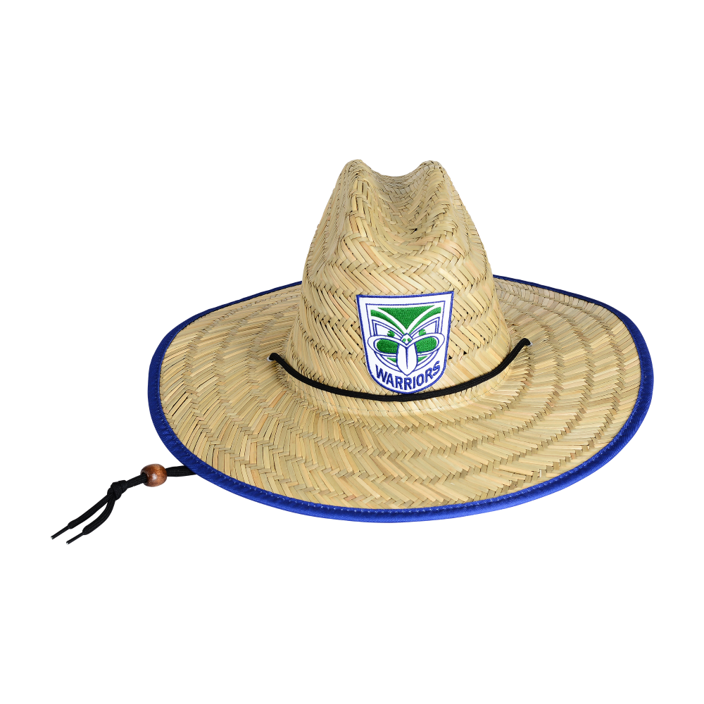 Warriors Adult Retro Straw Hat - View 1