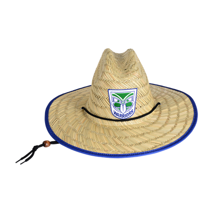 Warriors Adult Retro Straw Hat - View 1