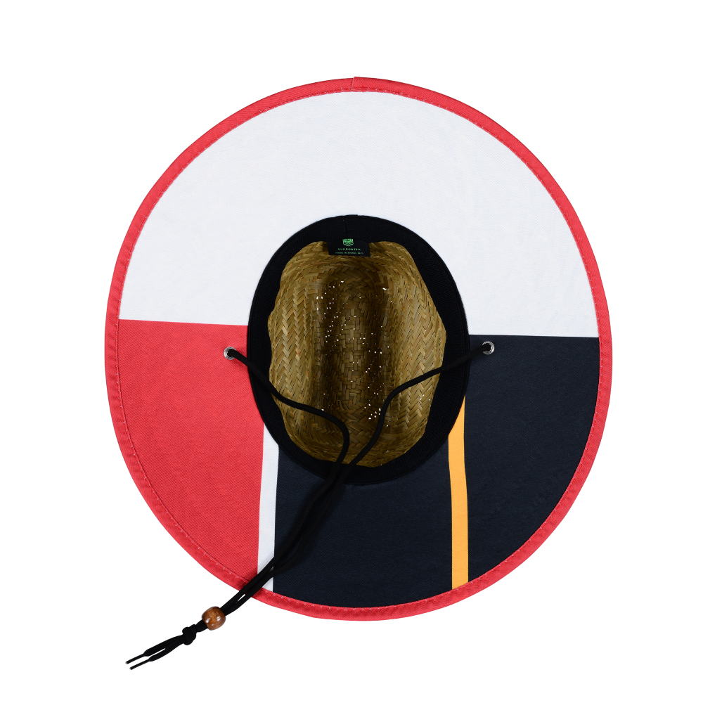 Western Reds Adult Retro Straw Hat - View 2