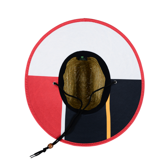 Western Reds Adult Retro Straw Hat - View 2