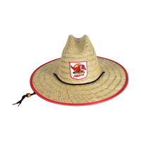 Western Reds Adult Retro Straw Hat
