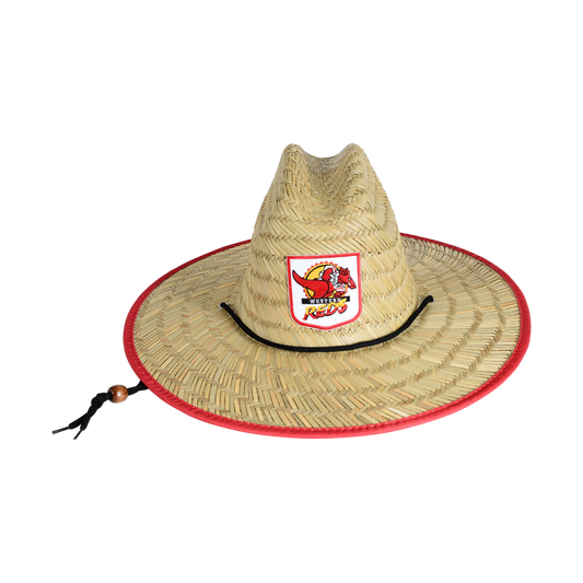 Western Reds Adult Retro Straw Hat - View 1