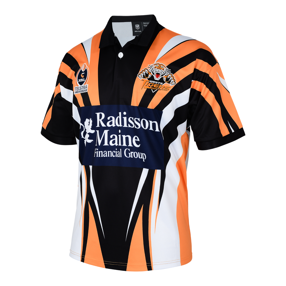 Wests Tigers 2003 Away Retro Jersey - View 1