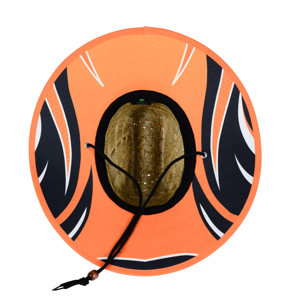 Wests Tigers Adult Retro Straw Hat