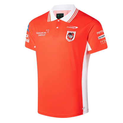 St George Illawarra Dragons Mens 2026 Media Polo Red - View 2